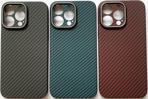 i Phone 14 Pro Max ケース カーボン風 アイフォン14 プロ マックス カバー アラミド繊維 薄(0.85mm) 軽量(15g) 耐衝撃 カメラ保護 ケース ワイヤレス充電対応 ミニ