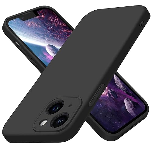 i Phone 15 ケース i Phone15 スマホケース シリコン アイフォン15 カバー 耐衝撃 指紋防止 黒 ソフト 軽量 薄型 ストラップホール付き カメラレンズ保護 ブラック 6.1イン
