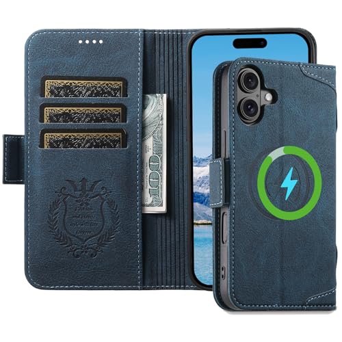 i Phone16 Plus ケース 手帳型 Mag Safe対応 i Phone16 Plus ケース マグセーフ i Phone16 プラス ケース 手帳 ワイヤレス充電 対応 カード収納 アイフ