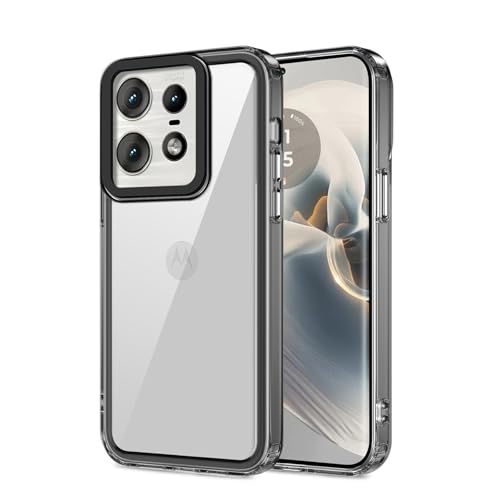 ケース Motorola(モトローラ) Moto Edge 50 Pro/Edge 50S Pro 5G 用 カバー MOSAH1 スマホケース TPU+PC素材 耐衝撃 薄型 透明 全面 保護カバー