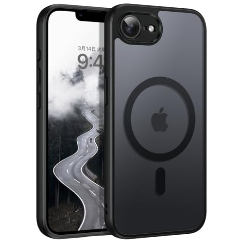 iphone 16e ケース Magsafe対応 半透明 ソフト TPU 四隅 保護 iphone 16e スマホケース 指紋防止 全面保護 衝撃吸収 マグセーフ対応 薄型 アイフォン16e case