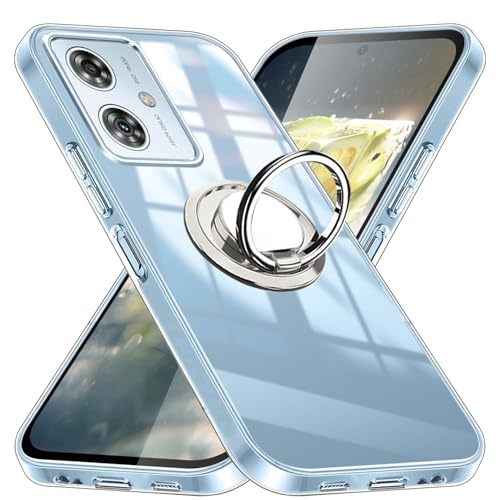 Motorola MOTO G64 5G ケース クリア リング付き TPU MOTO G64Y 5G カバー 黄変防止 耐衝撃 薄型 ケース 車載ホルダー対応 滑り止め 落下防止商品の説明 【商品説