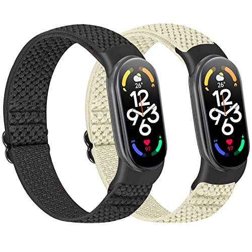 Amazfit Band 5 / Xiaomi Mi Band 6 5 4 3 交換バンド ベルト バンド ソフト ナイロン 調節可能 交換ベルト 通気性 快適 交換ストラップ 男性 女性