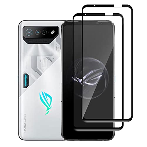 [2枚入り] Asus Rog Phone 7 / Rog Phone 7 Ultimate ガラスフィルム 強化ガラス 液晶保護フィルム強化 2.5D タッチ ガラス フィルム 飛散防止 指紋防止 