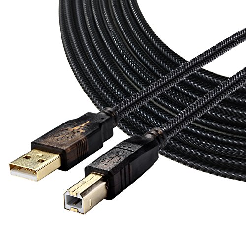 LBSC USB2.0チューブABタイプUSBAオストBオスに協480Mbpsジンぷ押 (nylon braid) (4.5m)商品の説明 USB 2.0(A)オス-(B)オス ケーブルは主にプリンタ