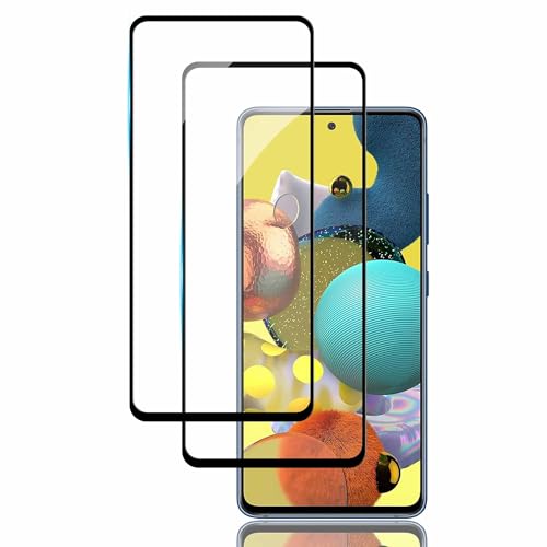 Galaxy A51 5G ガラスフィルム Galaxy A51 SCG07 SC-54A 保護フィルム Galaxy a51 強化ガラス フィルム 全面保護 ブラック 撥水撥油 指紋防止 貼り付け簡