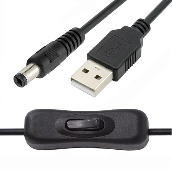 USB2.0 オンオフ 電源スイッチ 延長ケーブル タイプA DC 5.5x2.1mm プラグ スイッチボタン付き DC 5V デスクランプ ファン カメラ用商品の説明 1.ケーブルはコンピューターな