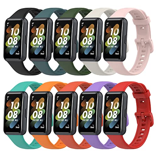 HUAWEI BAND 7 バンド ベルト 替え 交換 換え 一体化バンド フルカラー 人気ランキング アクセサリー 10色セット マルチカラー商品の説明 この商品についてHUAWEI band 7に