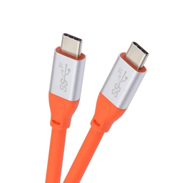 USB3.2 ケーブル 20Gbps USB4 超ソフト ハイフレックス 100W 8K 5K 4K USB4.0 ハイパー スーパー フレキシブル コード オス オス iphone15 Pro ノー