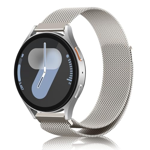 Galaxy Watch 7 / 6 / 5 / 4(40mm 44mm) / Galaxy Watch FE 交換バンド 20mm 交換 バンド ステンレス 磁気付き スポーツバンド マグネット式 
