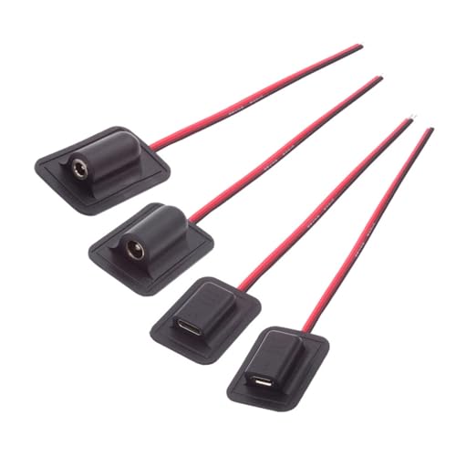 タイプ C マイクロ USB ケーブル 4本セット タイプ C マイクロ USB DC 5.5x2.1mm 3.5X1.35mm 電源延長ケーブル バックパック充電電気加熱パッド用商品の説明 4個/ロ