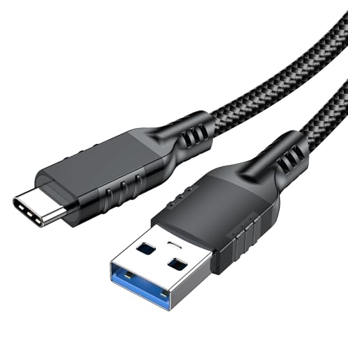 USB Type C ケーブル 5m USB A to USB C 10Gbps高速データ転送 USB3.1 Gen2 ケーブル 60W (3A / 20V) 急速充電 タイプc 充電ケーブルスマート