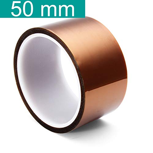 絶縁 耐熱テープ 5サイズ 5mm 10mm 20mm 30mm 50mm 30m/100ft BGA の高温フィルムの耐熱性 Polyimide の Kapton テープ金に抵抗する粘着性がある商品