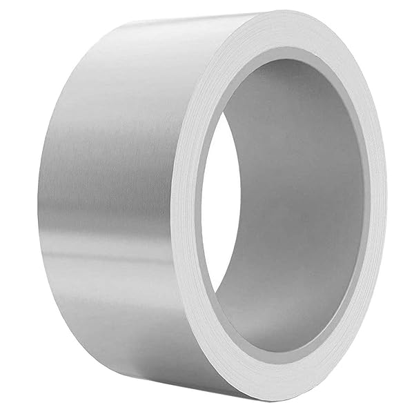 アルミホイルテープ（50mm / 1.96inch x 50m / 164ft）HVAC用0.06mm厚耐熱テープ 熱冷気ダクトのシーリングとパッチング 金属修理商品の性質上、取り付け方法や使用環境、