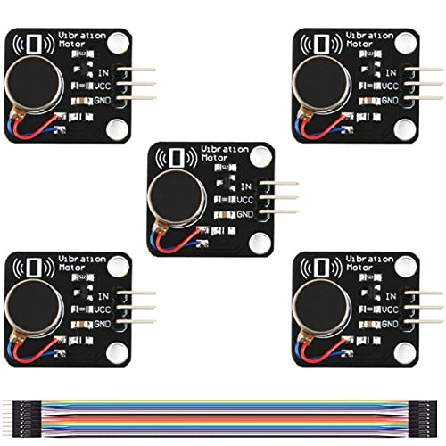 PWM 振動モーターモジュール DC 5V 携帯電話モジュールセンサー for Arduino 用デュポンケーブル 15 ピン 5個セット商品の性質上、取り付け方法や使用環境、相性に関するサポートは行