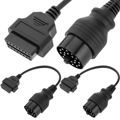 OBD 20ピン - OBD2 16ピンケーブル for BMW用 OBD IIメス - OBDオスアダプター延長変換コード for BMW用 (40cm/15.7インチ)商品の性質上、取り付け方法や