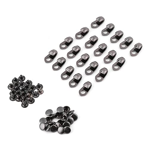 登山シューレースバックル ブーツレースフック 合金製 登山靴用 ブートフックレースフィッティング 修理 キャンプ ハイキング 20pcs 靴ひもバックル 登山シューレースバックル ブーツレースフック
