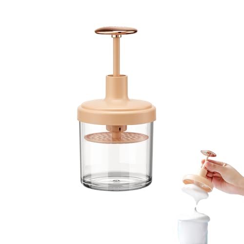 洗顔泡立て器 340ml 洗顔 泡立て 洗顔フォーム ポータブル もちふわ泡立て器 シャワー 風呂 顔 シャンプー 洗顔用 固形石鹸 洗顔料 (カーキ)商品の説明商品の説明'【超綿密泡】この