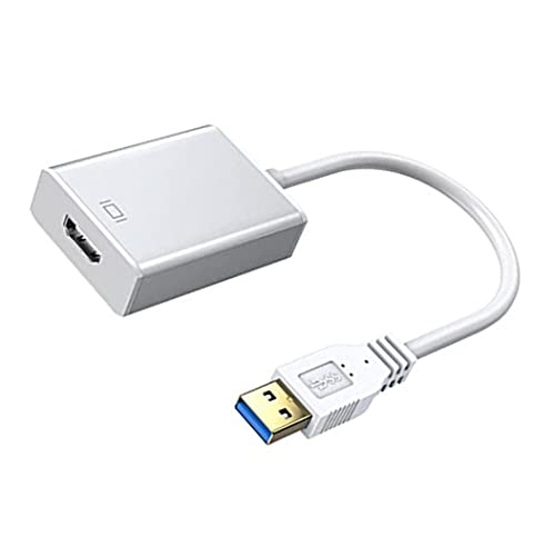 USB HDMI 変換アダプタ USB3.0 HDMI ケーブル USB HDMI 変換 3.0 5Gbps高速伝送 ディスプレイアダプタ 1080P 音声同時出力 マルチディスプレイ HDMI 出力