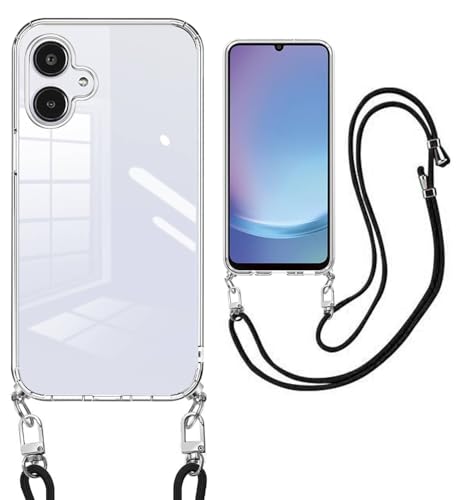 Galaxy A25 5G ケース クリア ショルダー ギャラクシーa25 カバー 耐衝撃 スマホケース ネックストラップ 首かけ 斜めがけ 携帯 肩掛け 落下防止 すり傷防止 首掛け 紐付き 耐衝撃