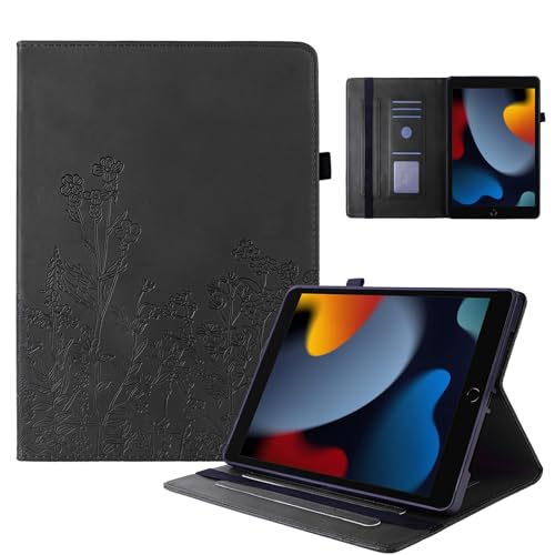 i Pad 9世代 ケース 10.2インチ ipad ケース 第7/8/9世代 通用(2021/2020/2019モデル) カバー 耐衝撃 PUレザー ケース ipad 7世代 8世代 ケース 美しい