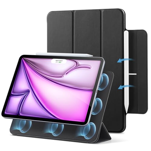 i Pad Air 13インチ ケース (M3 / M2 2025 / 2024) i Pad Pro 12.9 専用カバー 第6 / 5 / 4世代(2022 / 2021 / 2020) 強力マグ
