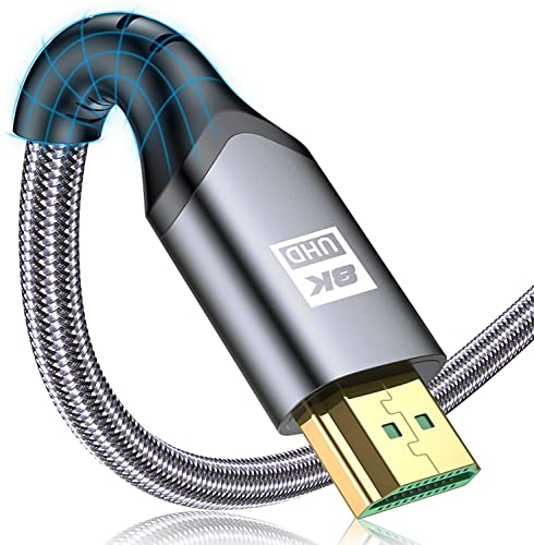 HDMI ケーブル 10m PS5 PS4対応 HDMI 2.1規格 ハイスピード 48Gbps 8K@60Hz 4K@120Hz / 144Hz 7680x4320p 超高速 UHD HDR HDC