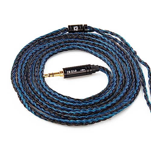 3.5mm ST16plus ケーブル ハイレゾヘッドフォンケーブル イヤホンリケーブル 交換用ケーブル 5N銀メッキ単結晶銅 16芯 2M長さ 音質改善 SONY：IER-Z1R / IER-M9 