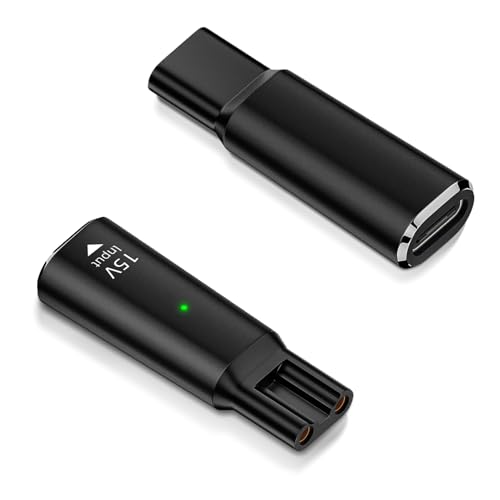 Philips フィリップス 電動シェーバー 対応 充電コンバーター 充電アダプタ 変換 コネクタ 充電アダプター Type-C シェーバー 充電コンバータ 充電コードなし ひげ剃り 電源ケーブル フ