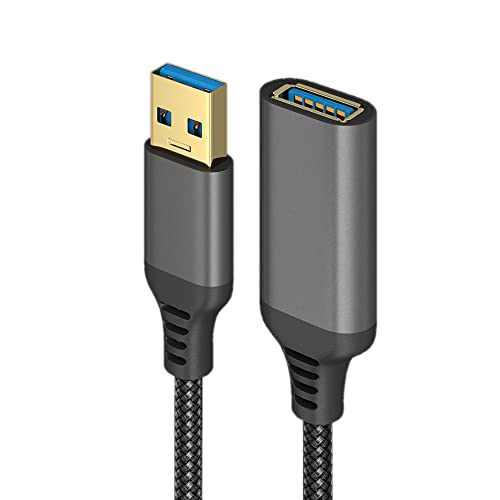 USB3.0 ケーブル 2m 高速データ転送 金メッキコネクタ タイプAオス タイプAメスUSB 延長 コード ブラック&starf;重要：商品画像はできる限り実物を再現するよう心掛けておりま