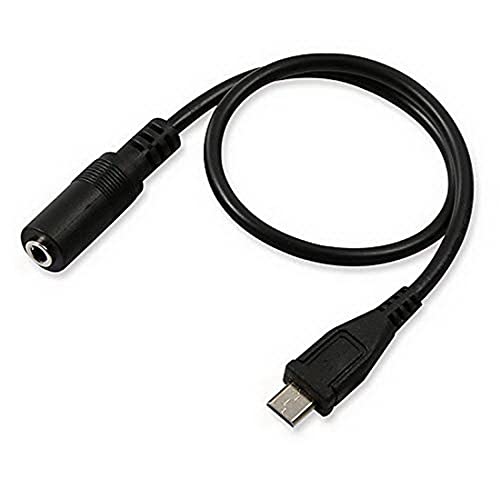 Micro USB 変換アダプタ 3.5mm ステレオミニプラグ 変換 音声 音楽 出力変換アダプタ 黒 マイクロUSBオス To 3.5mmメス オーディオケーブルコード&starf;重要：
