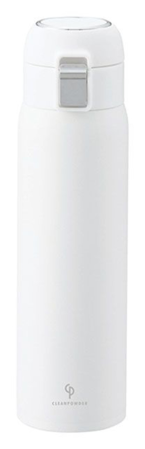マグボトル ワンタッチボトル 手軽 ワンタッチ 保温 保冷 クリーン パウダーコート 500ml ホワイト CLE-06W 約長7.2×幅6.5×奥行23.5cm塗装が剥げにくく、指紋が付かない。サラ