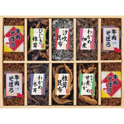 廣川昆布 風味彩々 10品佃煮詰合せ 佃煮 惣菜 ギフトセット 和食 洋食 そうざい どんぶり 丼 おつまみ おうちごはん 時短 お取り寄せ ギフト こだわり 詰め合わせ 高級 詰め合わせ お返し お