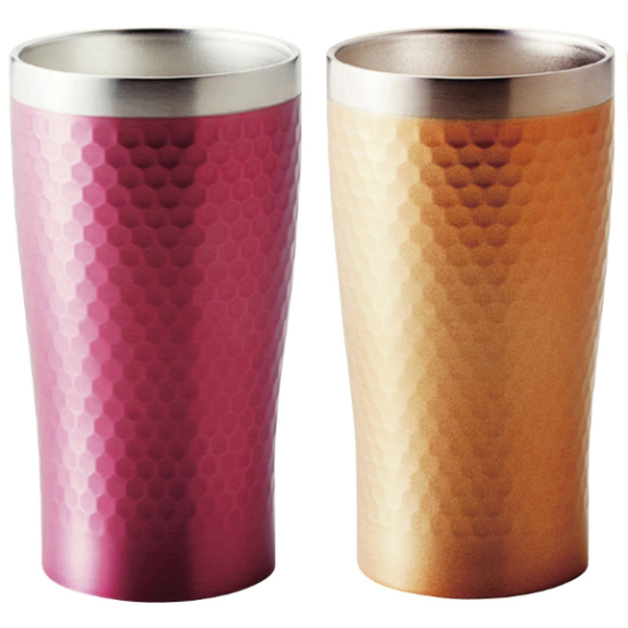 タンブラー ペア コーヒー 紅茶 お冷 カップ マルチ 酒器 コップ ジョッキ ビール ハイボール 日本酒 ウイスキー ロック ワイン サーモタンブラー ペア 真空断熱 二重構造 ステンレス リュクス