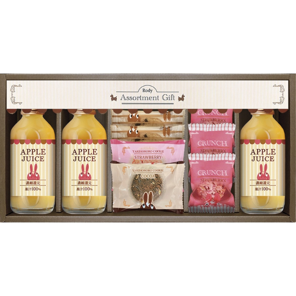 ロディジュース＆クッキーセット チョコクランチ クッキー パイ ジュース マドレーヌ 焼き菓子 洋菓子 詰合わせ ギフトセット 濃厚 しっとり スイーツ グルメ 誕生日 出産内祝い 結婚 お返し お祝