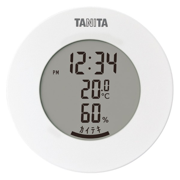 【父の日 プレゼント 送料無料】 タニタ 温湿度計 時計 温度 湿度 デジタル 卓上 温湿度計 デジタル 高精度 温度計 湿度計 時計 付 室温