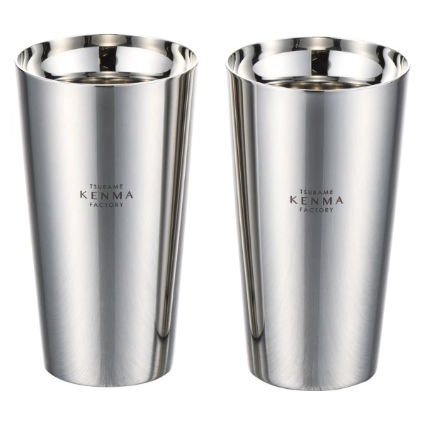 燕研磨ファクトリー ステンレスダブルタンブラー 320ml 2個組 タンブラー フリーグラス ステンレス カップ 二重構造 日本製 コーヒー 紅茶 お冷 フリーカップ マルチ 酒器 カップ ぐいのみ 