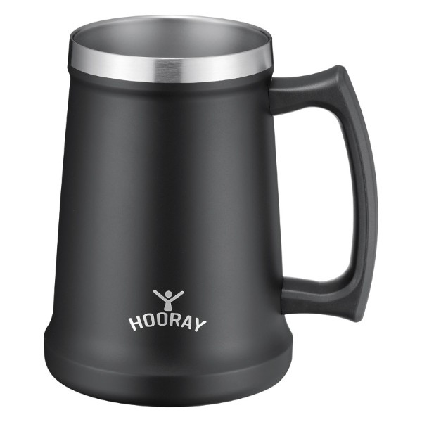フーレイ 真空ジョッキタンブラー 480ml フリーグラス ステンレス カップ コーヒー 紅茶 お冷 フリーカップ マルチ 酒器 カップ 冷酒 ぐいのみ タンブラー ジョッキ ビール ハイボール 日本