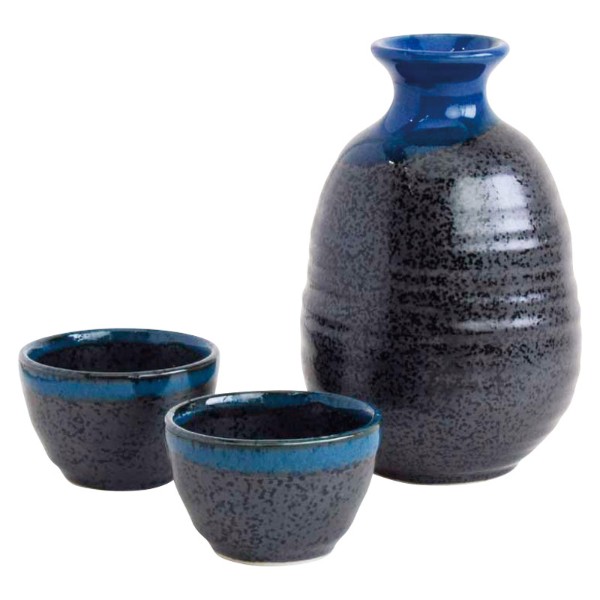 高田焼 釉重ね酒器揃 天目 酒器 セット 徳利 ぐい呑み お猪口 盃 天目 280ml 日本酒 熱燗高田焼の歴史は戦国時代の終わりとともに始まりました。暮らしに密着した焼き物が多く、徳利などの酒器や、