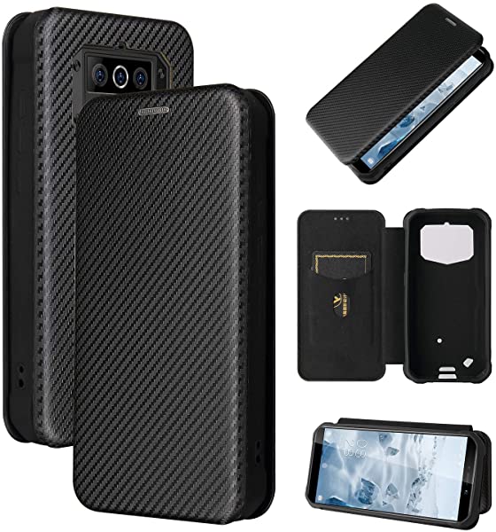 Oukitel WP5 ケース 手帳型 炭素繊維調 OUKITEL WP5 Pro 携帯カバー oukitel wp5 2020 背面ケース 軽量 薄型 財布型 カード収納...
