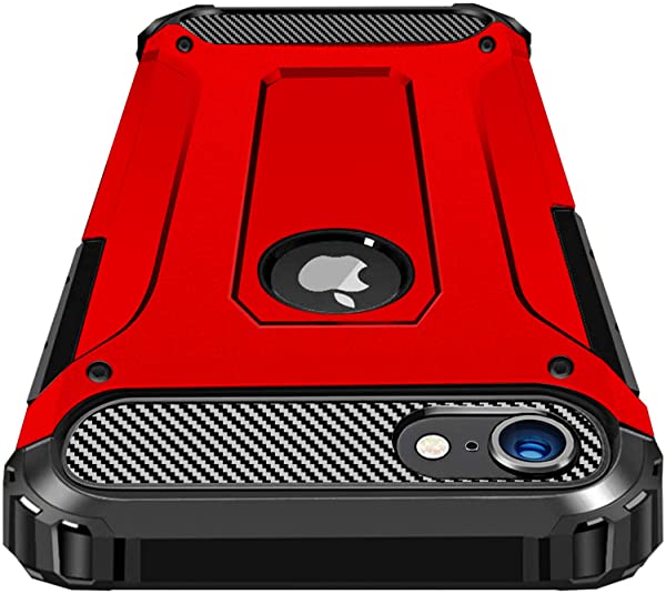 i Phone 7 Plus ケース 耐衝撃 衝撃吸収 アウトドア キャンプ 野外取得 i Phone 7 Plus ケース レンズ保護 TPU+PC リングつき 指紋防止 二重構造 防塵 薄型 軽量