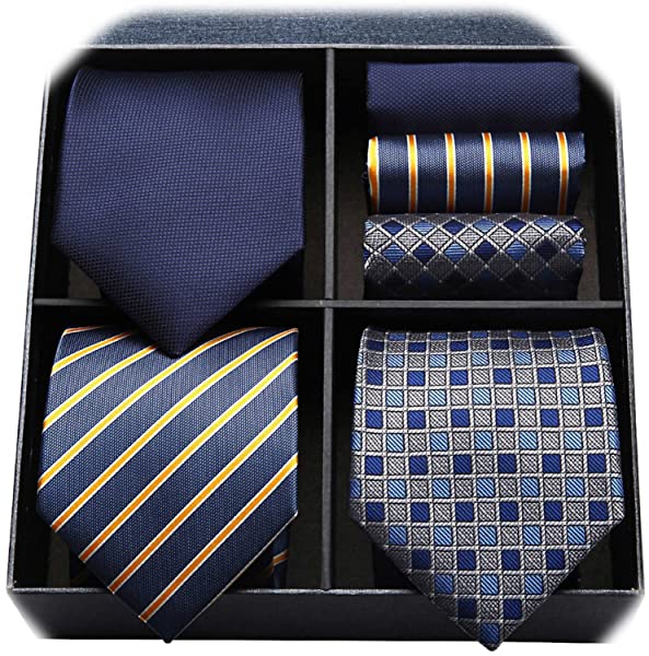 結婚式 青 ネクタイ 3本セットビジネス ネクタイ チーフ メンズ フォーマル ネクタイ セット 就活用 紺 礼服 ネクタイ おしゃれ ブランド プレゼント 【パッケージ】: メンズ ネクタイ 3本 