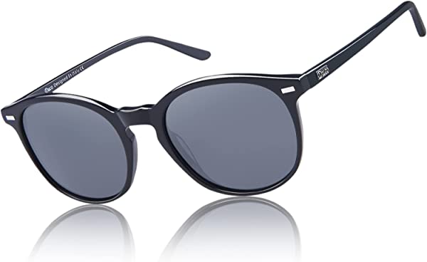 サングラス レディース uvカット 丸サングラス ブラック uv400 偏光 レンズ ファッションなデザイン sunglasses women 紫外線カット