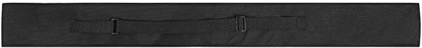 プールキューバッグ ビリヤード キューケース 布ケース キャリーバッグ 耐久 携帯便利 1/2 & 3/4タイプ 調節可能 ナイロン 黒(1/2タイプ)