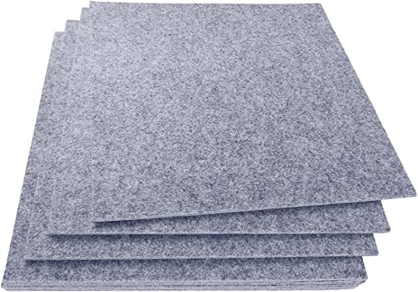 ヘビーフェルト ハードフェルト大判30x30cm 10個パックフェルトパッド コースターおよびプレースマット用フェルト生地 (ライトグレー)製品仕様： サイズ: 30 30 0.3cm パックあたり 