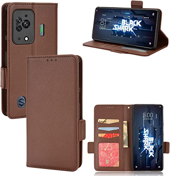 Xiaomi Black Shark 5 ケース 手帳型ケース スマホケース 横置き機能 ストラップホール付き カードポケット付き 高級PU合皮財布型 サイドマグネット スタンド機能 軽量 落下防止 