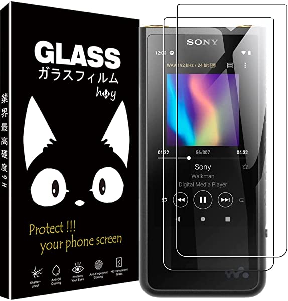 [2枚セット]Sony walkman NW-ZX500 フィルム SONY NW-ZX500 / NW-ZX505 / NW-ZX507 液晶保護フィルム 旭硝子素材採用 強化ガラス フィルム 硬度