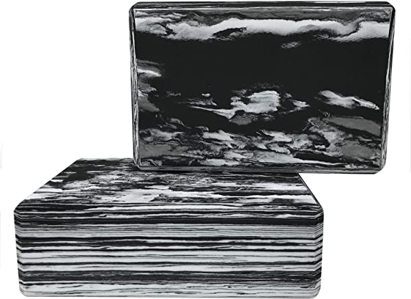 ヨガブロック 2個セット 3サイズ 23 x 15 x 7.4/7.6cm(高密度) また 大きい 23 x 15 x 10cm(中密度) 初心者/上級な ヨガぶろっく (Yoga block set
