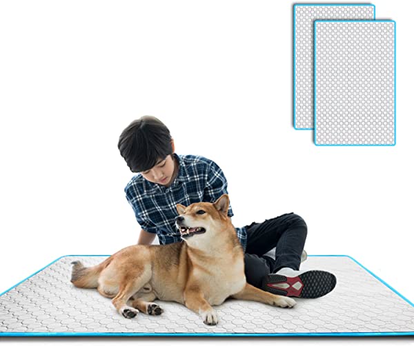 ペット用 おしっこマット ペットマット トイレシート 介護 [健康状態の観察] 2枚セット 140 x 90cm 下敷きマット 四重構造 防水 漏れ防止 速乾 消臭 滑り止め 中型 大型 犬・猫 犬用