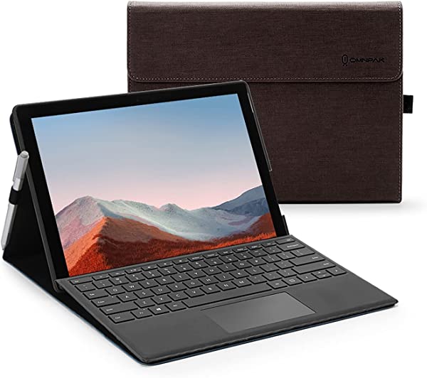 2021年発売 Surface Go3/2020年発売 Surface Go2/Microsoft Surface GO 対応ケース 10.5インチ 表面内蔵保護カバー 多視角 スタンド 軽量